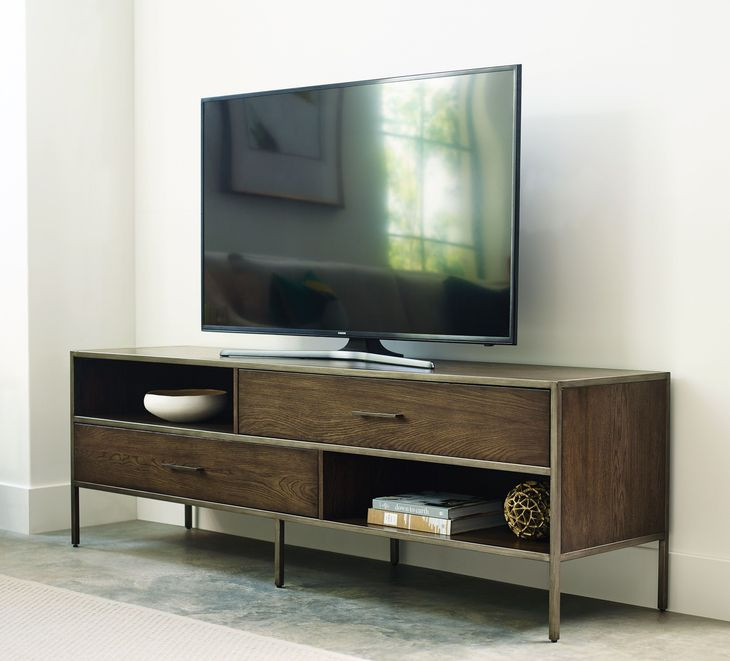 Cleo Brown 75" Entertainment Console with 2 Drawers