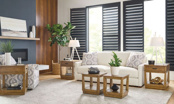 Clifton Medium Stain Square Bunching Table