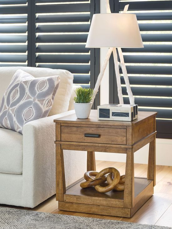 Clifton Medium Stain Square End Table