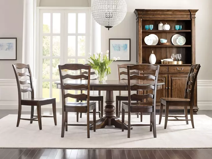 Commonwealth Renner Medium Stain Side Chair