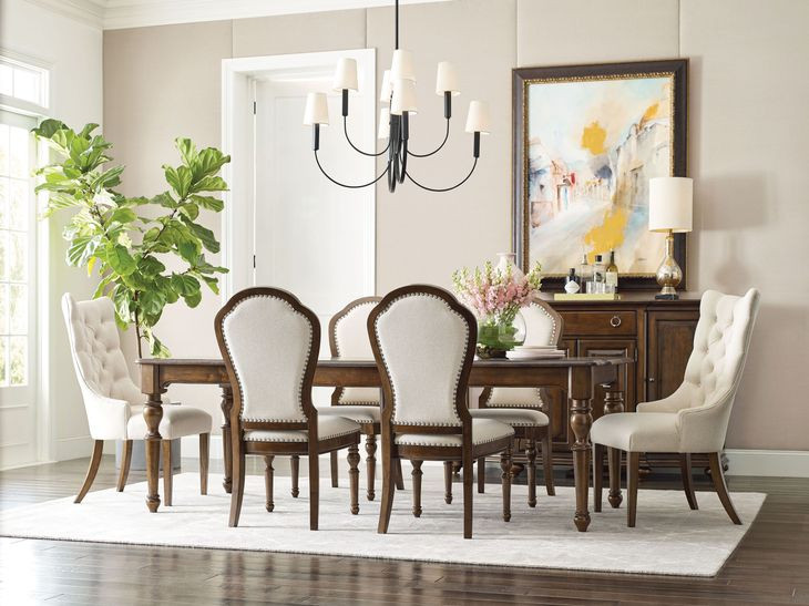 Commonwealth Higgins Beige Upholstered Host Chair