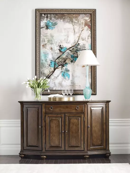 Commonwealth Damian Medium Stain 1 Drawer Damian Master Buffet