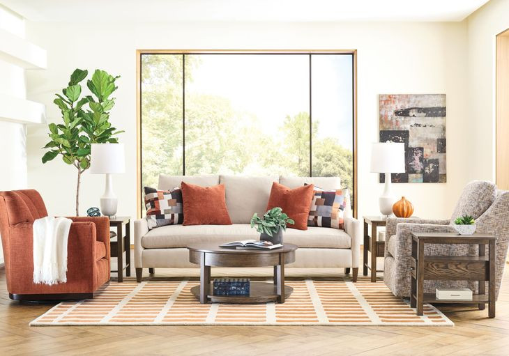 Costa Way Hamilton Deep Brown Round Lift Top Coffee Table