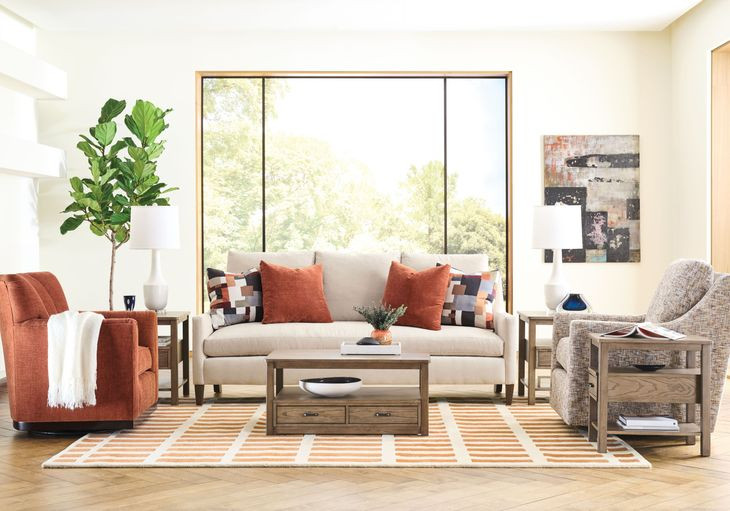 Costa Way Hamilton Taupe Rectangular Coffee Table