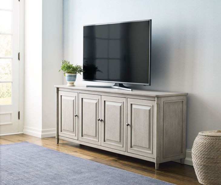 Domaine Beige 74" Entertainment Console with 4 Doors