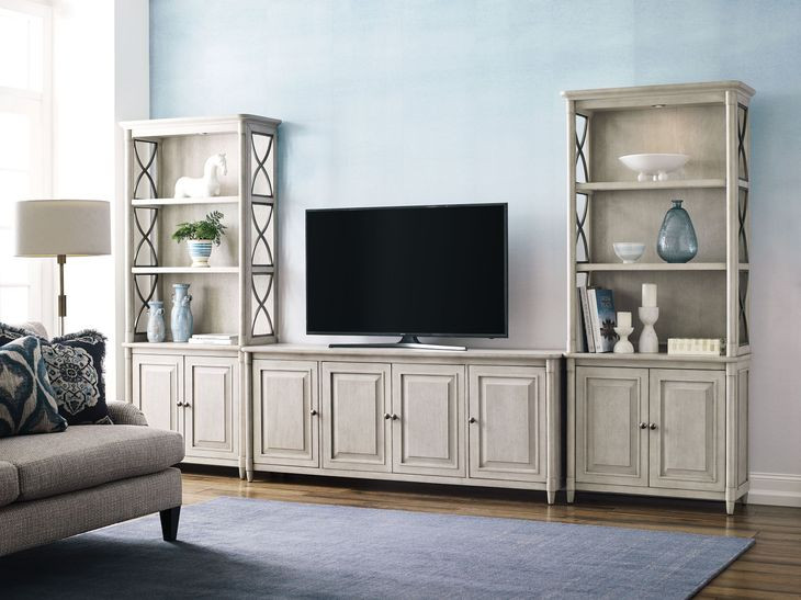 Domaine Beige 74" Entertainment Console with 4 Doors