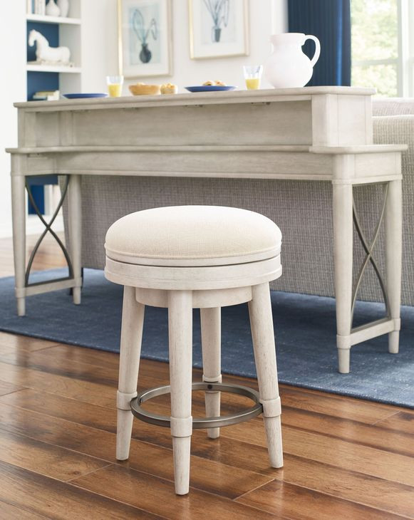 Domaine Beige Counter Height Swivel Stool
