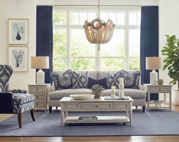 Domaine Beige Rectangular End Table