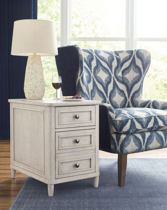 Domaine Beige 3 Drawer Chairside Chest
