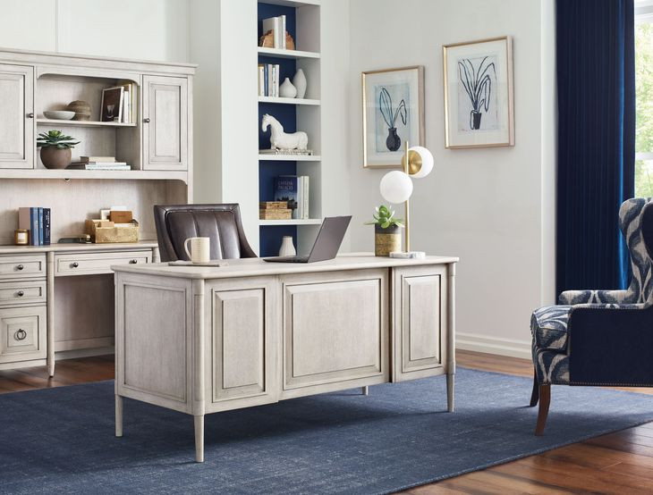 Domaine Junior Beige 64" Executive Desk