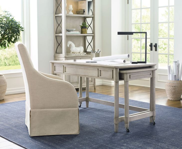 Domaine Beige 60" Drafting Desk with Lift Top