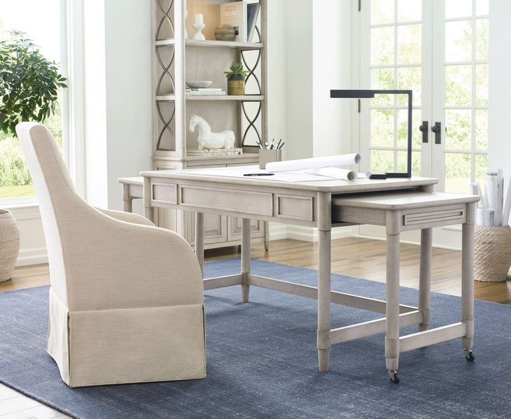 Domaine Beige 60" Drafting Desk with Lift Top