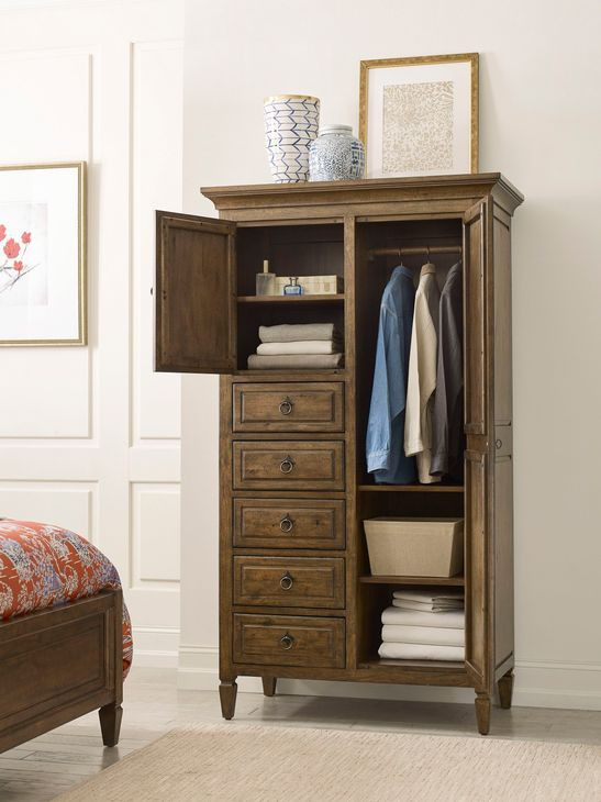 Ansley Hillgrove Medium Stain 2 Door Accent Cabinet