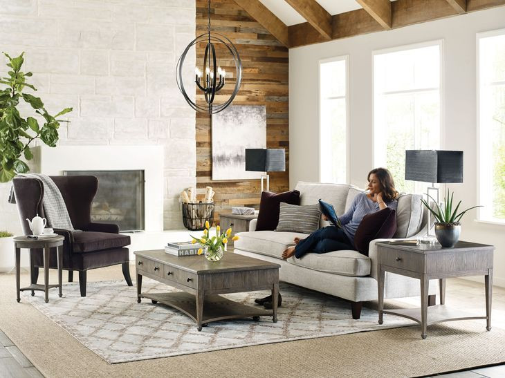 Emporium Medium Stain Occasional Table Set