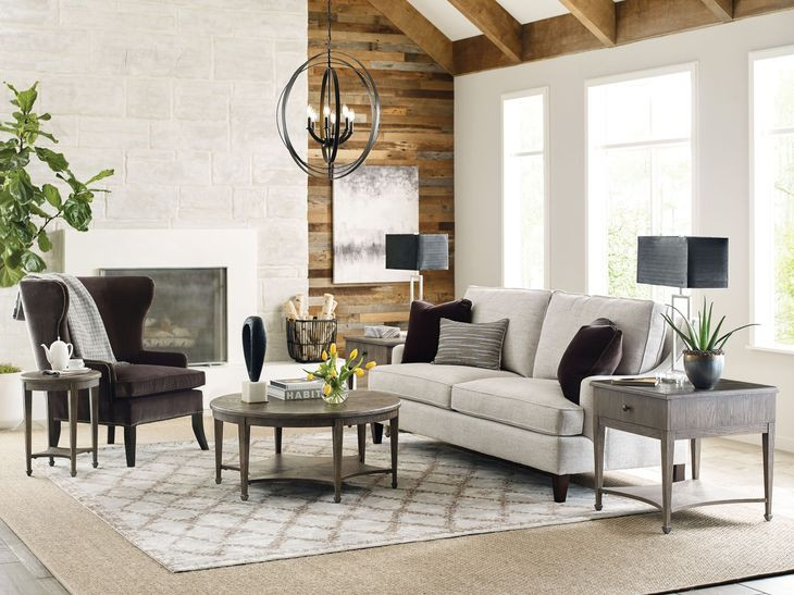 Emporium Sutter Medium Stain Round End Table