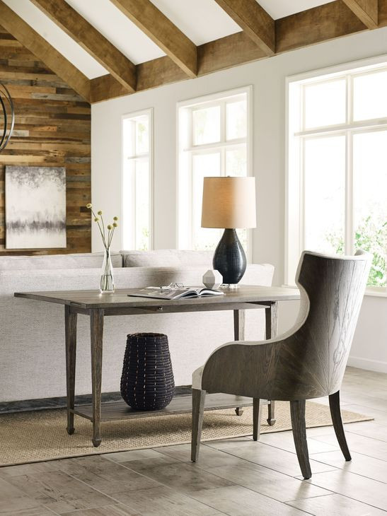 Emporium Valerie Medium Stain Rectangular Flip Top Sofa Table