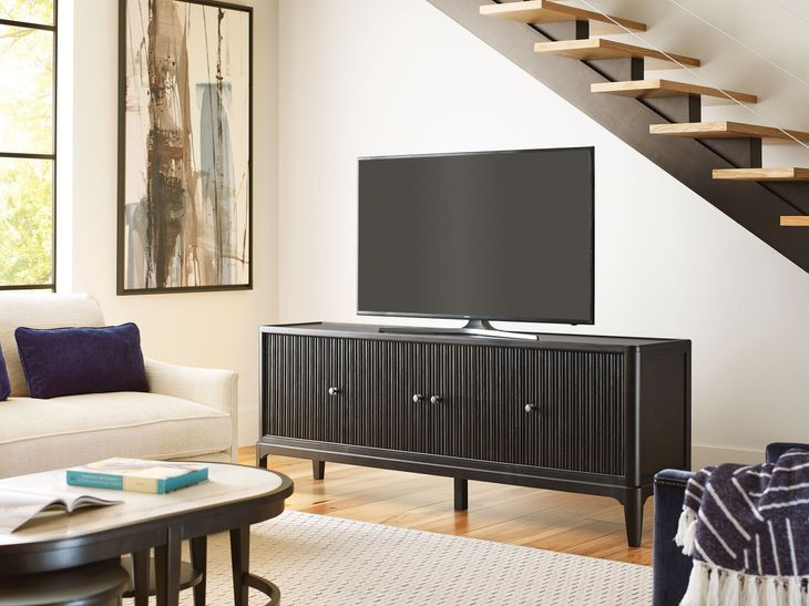 Essential Black 78" TV Stand