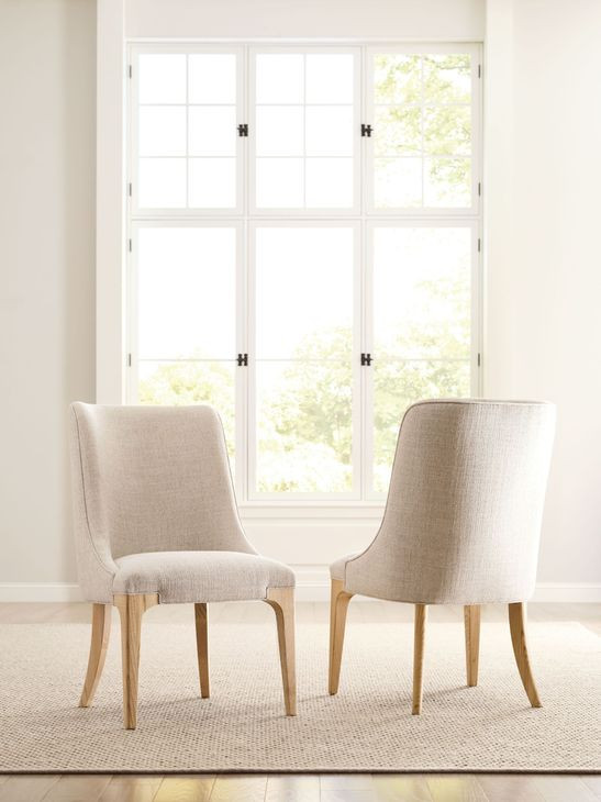 Mcguire Ash Upholstered Host Chair