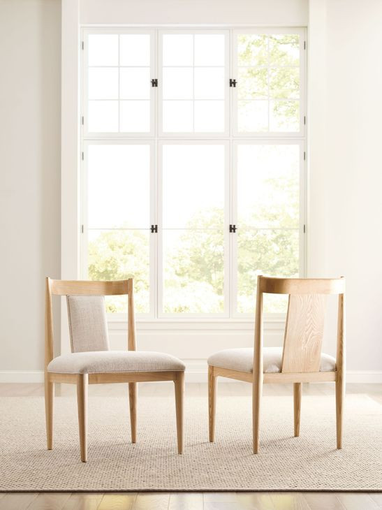 Woodbury Ash Upholstered Side Chair