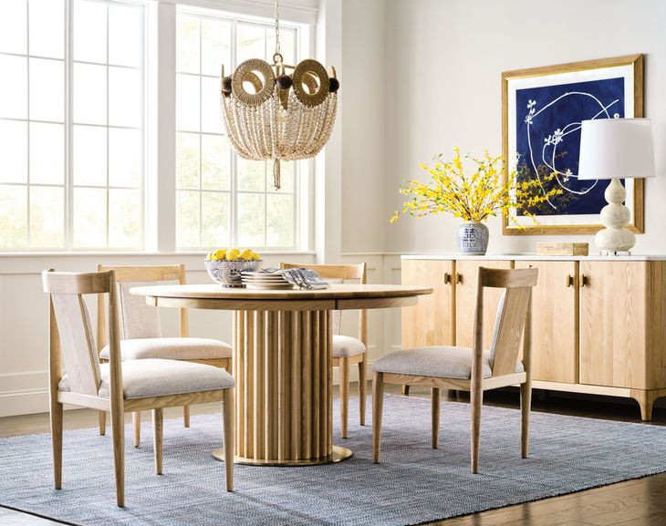 Highland Ash 54" Round Dining Table