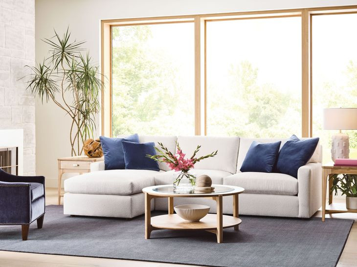 Newport Ash Round Occasional Table Set