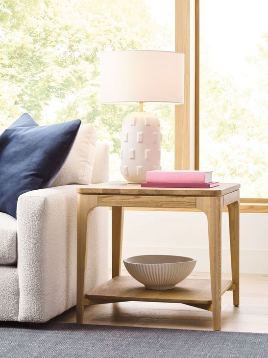 Newport Ash Square End Table