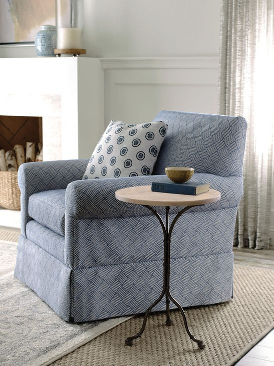 Grand Bay Mariners Beige Round Accent Table