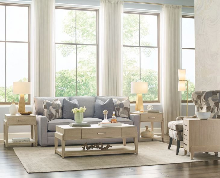 Kaplan White 3 Drawer Charging Chairside Chest