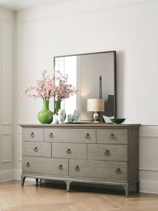 Milan Gray 8 Drawer Dresser