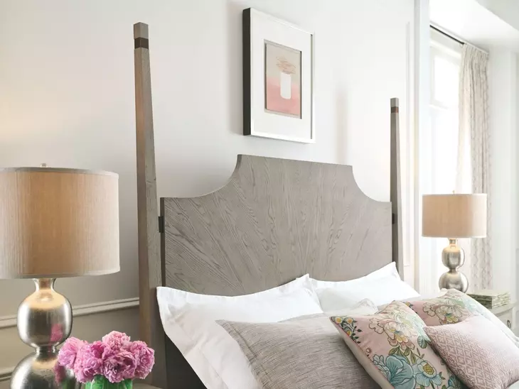 Patterson Gray Queen Poster Bed