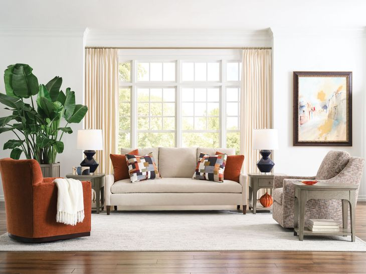 Avery Gray Oval Cocktail Table