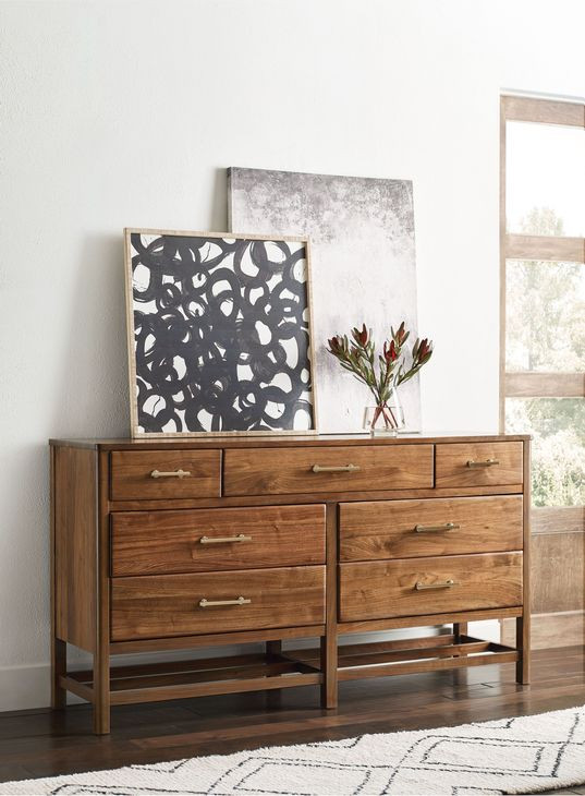 Monogram Walnut Wonderland Medium Stain 7 Drawer Dresser