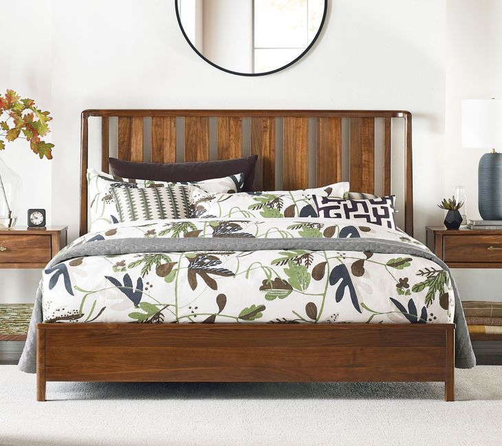 Ashburn Walnut Panel Bedroom Set