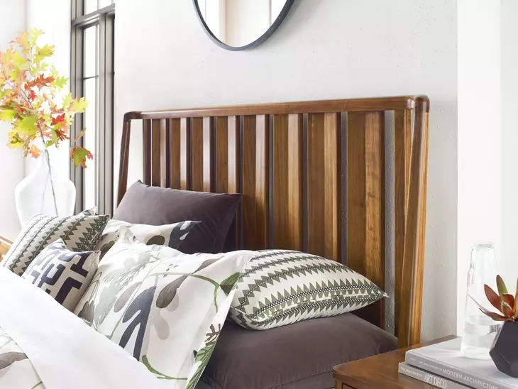 Ashburn Walnut Queen Panel Bed