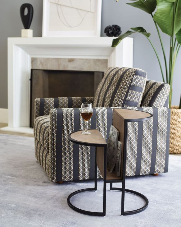 Nash Light Stain Freeform Accent Magazine Table