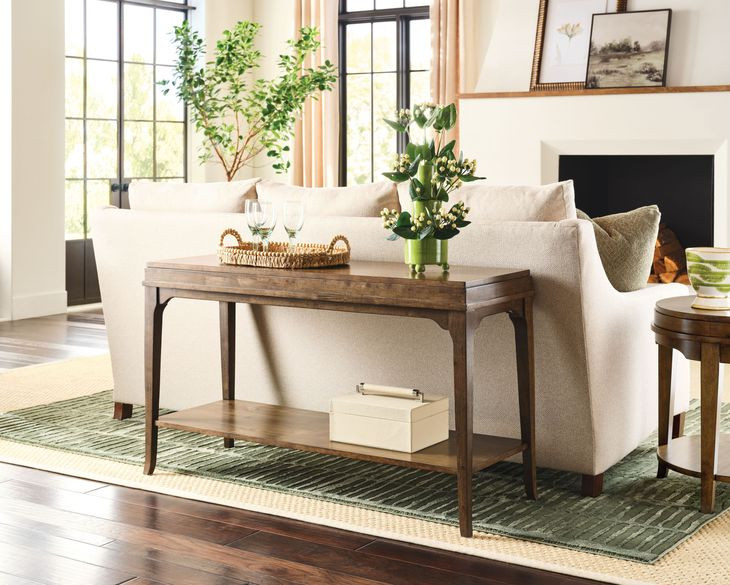 Nicolette Hamilton Auburn Rectangular Sofa Table
