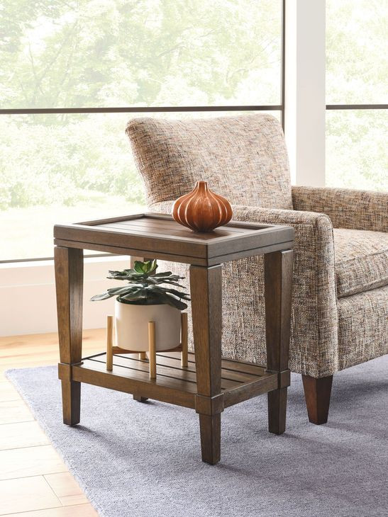Oliver Hamilton Sepia Rectangular Chairside Table