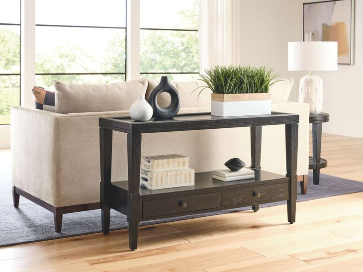 Oliver Hamilton Ebony Rectangular Sofa Table