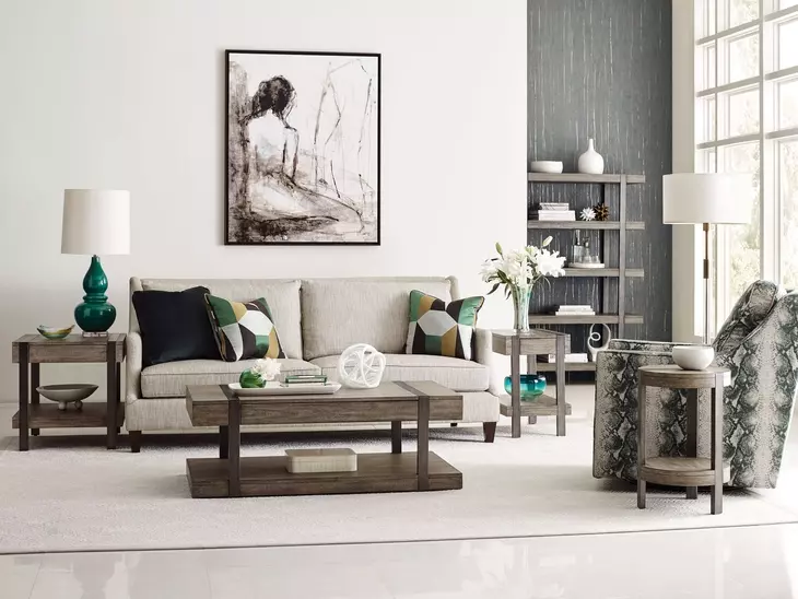 Sandler Gray Rectangular Cocktail Table