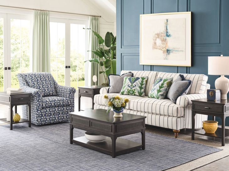 Serra Hamilton Soft Black Rectangular Lift Top Occasional Table Set