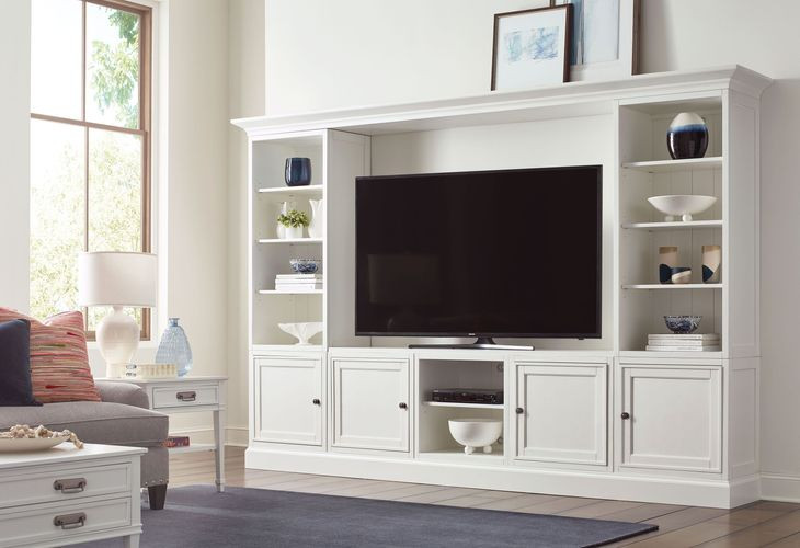 Structures White Rectangular Cocktail Table
