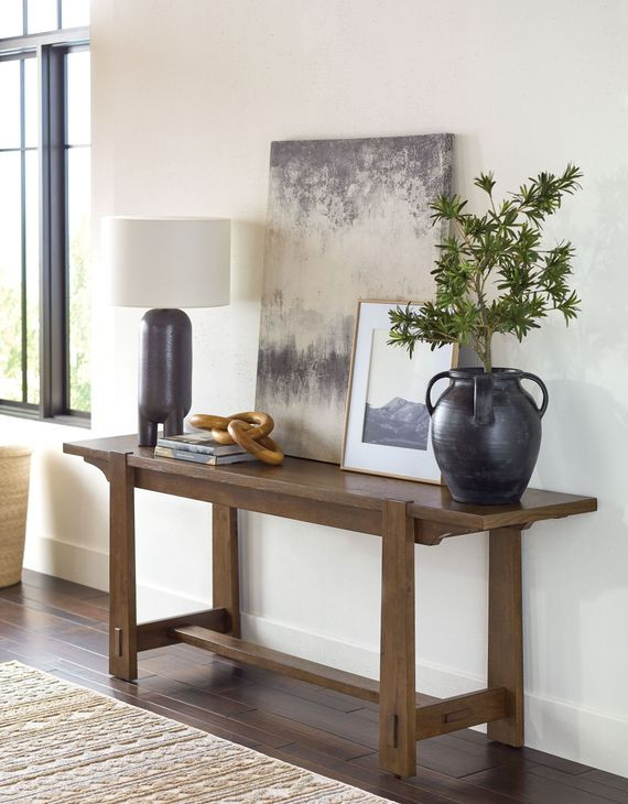Thornton Medium Stain Rectangular Sofa Table