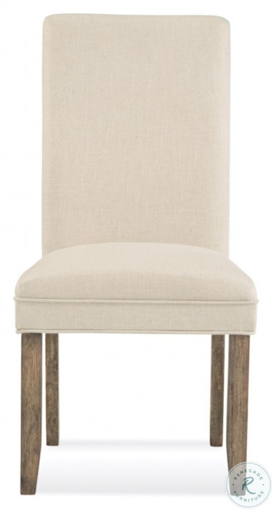Colby Beige Parson Chair Set of 2