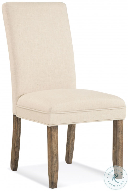 Colby Beige Parson Chair Set of 2