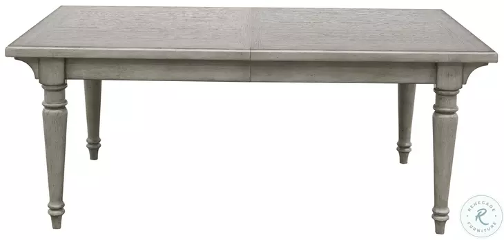 Jefferson Crest Bluff Grey Leg Extendable Dining Table