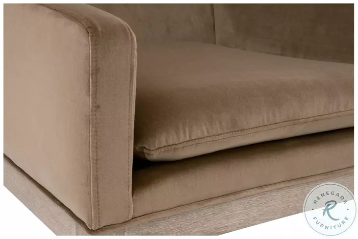 Drake Caramel Velvet Counter Height Stool