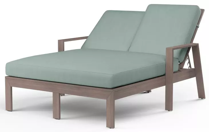 Laguna Cast Mist 77" Outdoor Double Chaise
