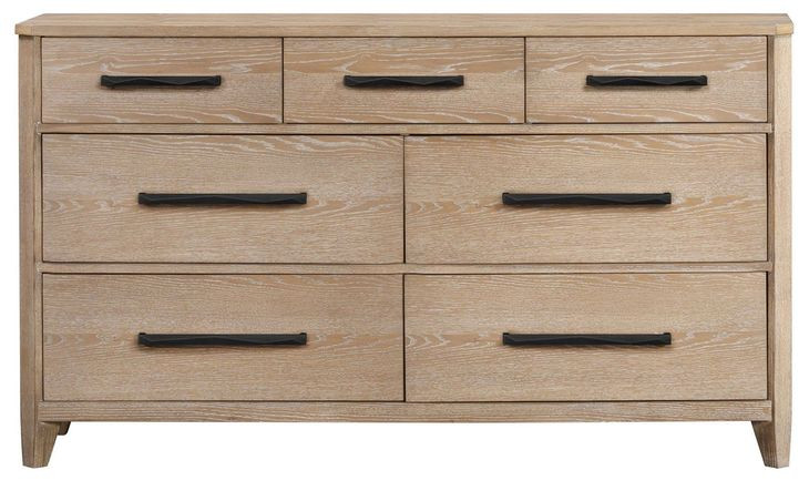 Breckenridge Medium Brown 7 Drawer Dresser