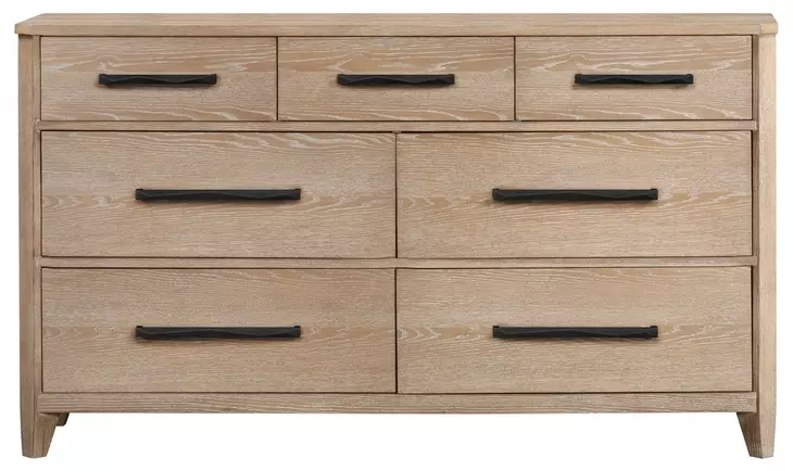 Breckenridge Medium Brown 7 Drawer Dresser