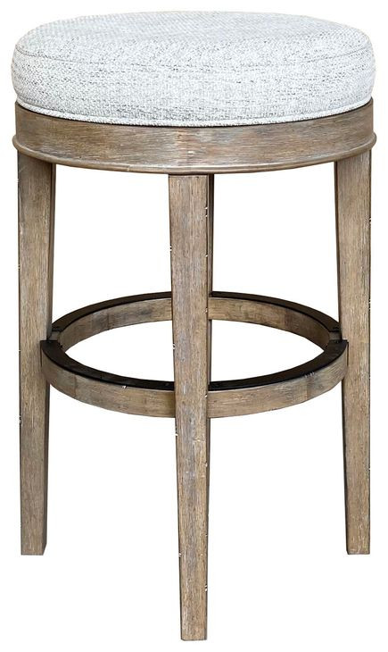 Sundance White Swivel Bar Stool